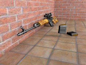 sniper Model 3D