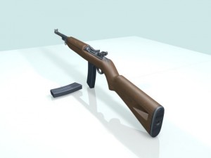 m1 carabine 3D-Modell