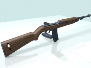 m1 carabine 3D-Modell