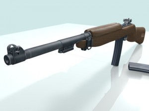 m1 carabine 3D-Modell