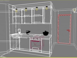 kitchen a26 Modello 3D