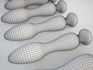 mtp curve set 3D Model