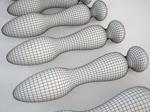 mtp curve set 3D Model