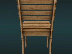 wood chair 3D Model