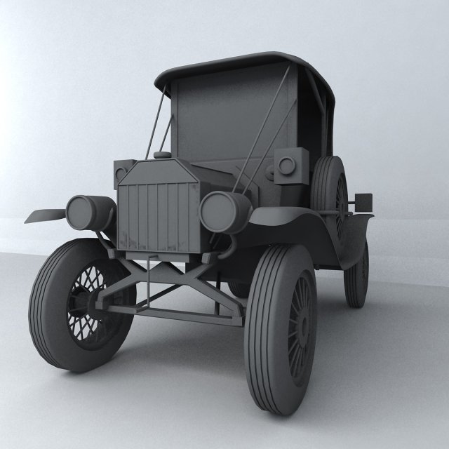 retro car coupe Modelo 3D .c4d .max .obj .3ds .fbx .stl .blend