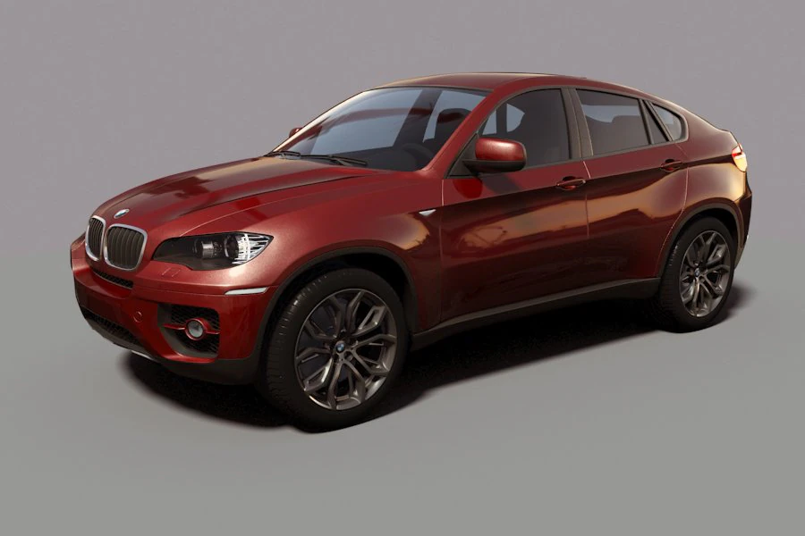 bmw x6 3D Model .c4d .max .obj .3ds .fbx .stl .blend 