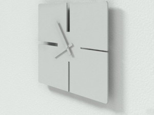 lines clock 3D Model