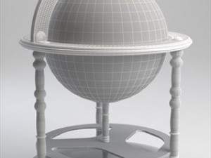 antique globe Modèle 3D