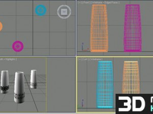 vase notneutral-links-black 3D Модель