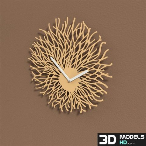 flowing clock 3D मॉडल .c4d .max .obj .3ds .fbx .stl .blend 
