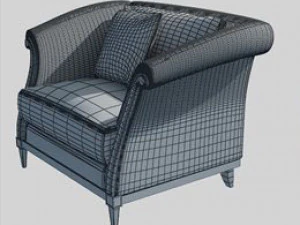 arm chair-1 3D Model