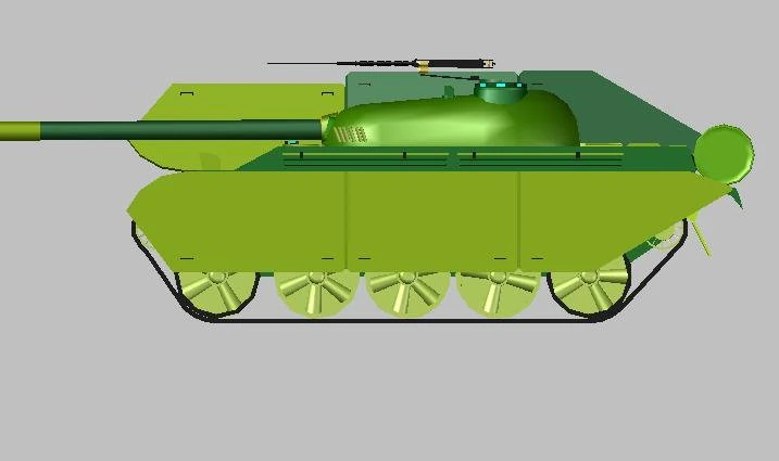 t55 iskender 3D Model .c4d .max .obj .3ds .fbx .stl .blend