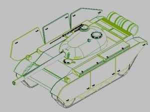 t55 iskender 3D Model