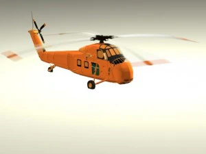 предложение вертолета hus1 3D Модель