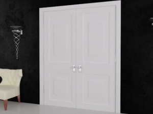 classic double door 3D Model