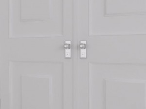 classic double door Model 3D
