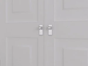 classic double door 3D Model
