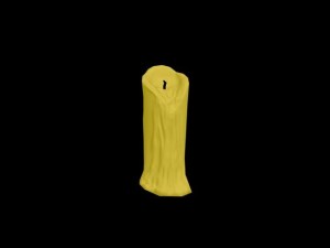 low poly candle Modelo 3D