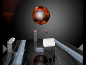 interior kokpit pesawat ruang angkasa Model 3D