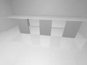 office building floor 3D 모델