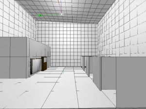 office building floor 3D 모델