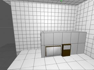 office building floor 3D 모델