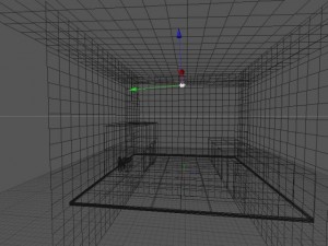 office building floor 3D 모델