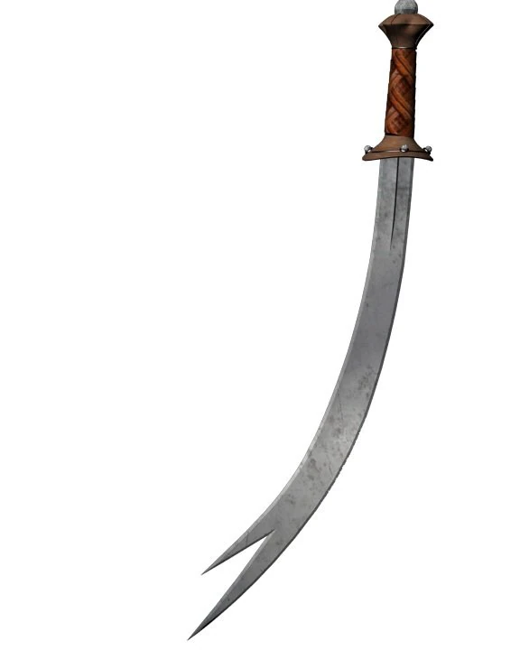 scimitar 3D Model .c4d .max .obj .3ds .fbx .stl .blend 
