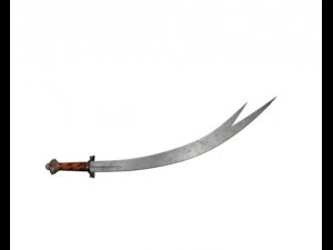 scimitar 3D Model
