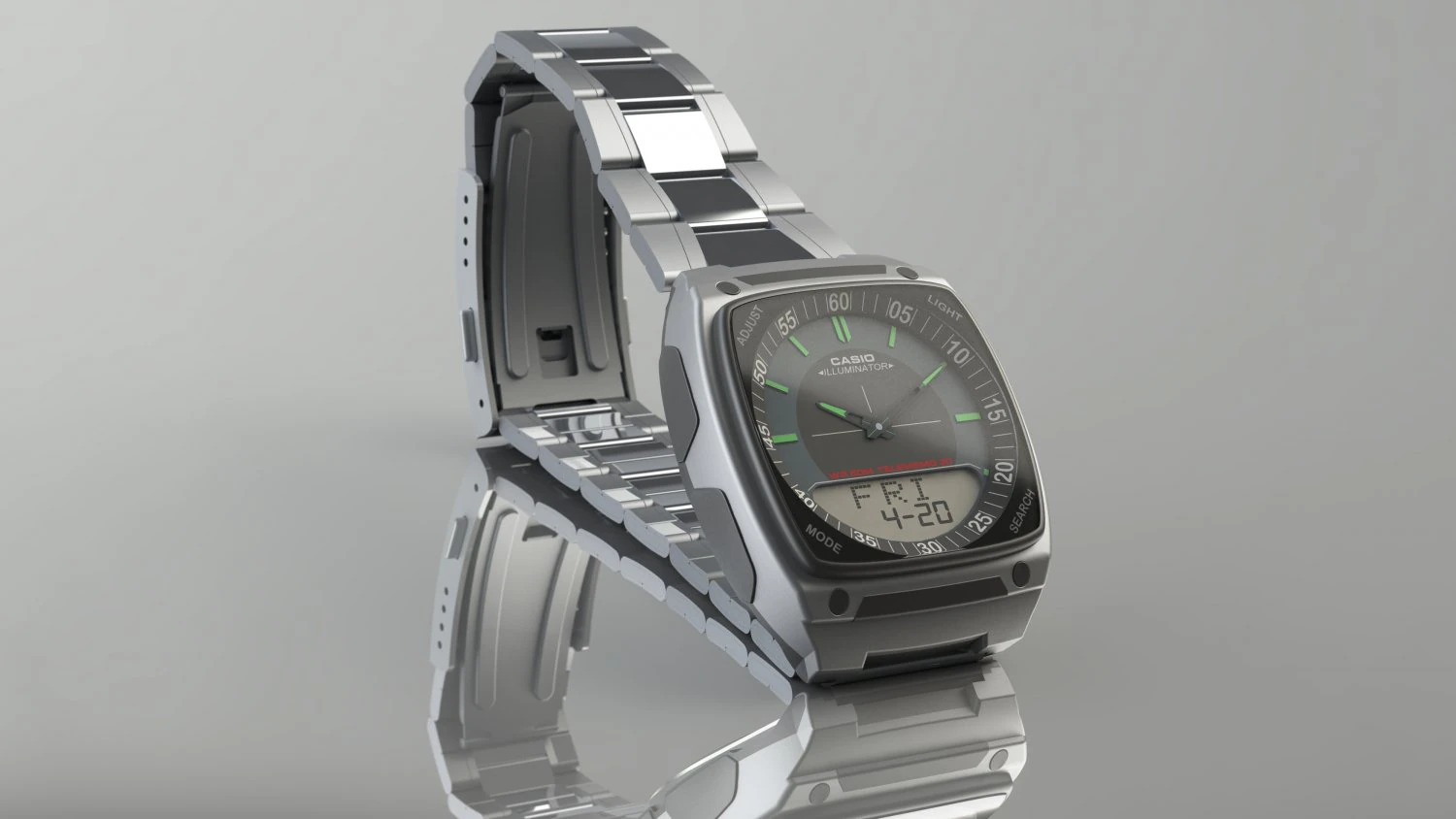 casio aw81 3D Modell .c4d .max .obj .3ds .fbx .stl .blend 