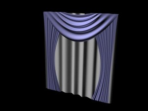 curtain Model 3D