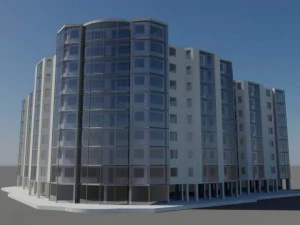 pr&eacute;dio Modelo 3D