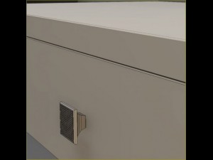 table with mirror and chair 3D Model