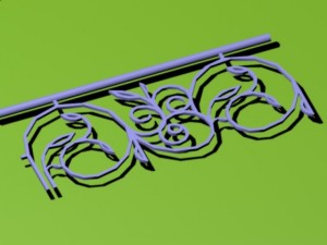 balcony grills and ornamental grills 3D 模型