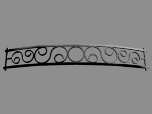 balcony grills and ornamental grills 3D 模型