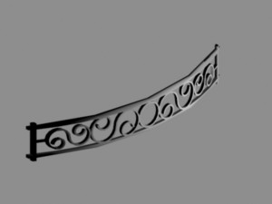 balcony grills and ornamental grills 3D 模型