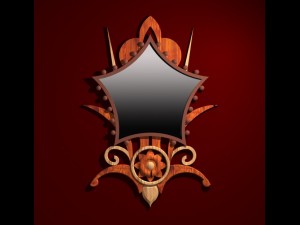 ornamental mirror frames 3D Модель