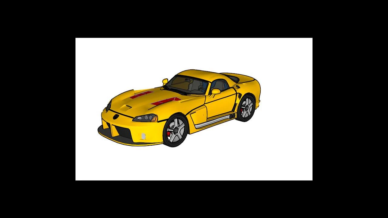 sport car 3D Model .c4d .max .obj .3ds .fbx .stl .blend 