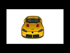 sport car Modello 3D