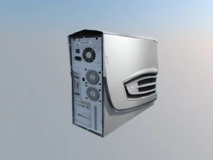 computadora alien&iacute;gena Modelo 3D