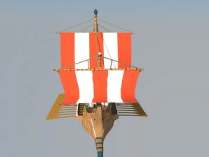 Yunan teknesi 3D Model