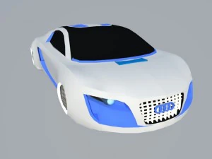 coche del futuro Modelo 3D