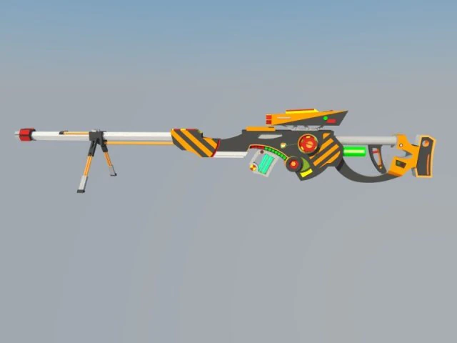future sniper 3D Model .c4d .max .obj .3ds .fbx .stl .blend 