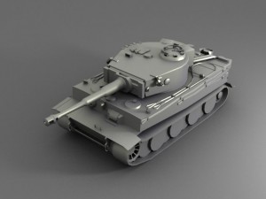 tigr Modelo 3D
