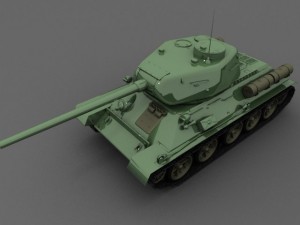 t34 Modelo 3D