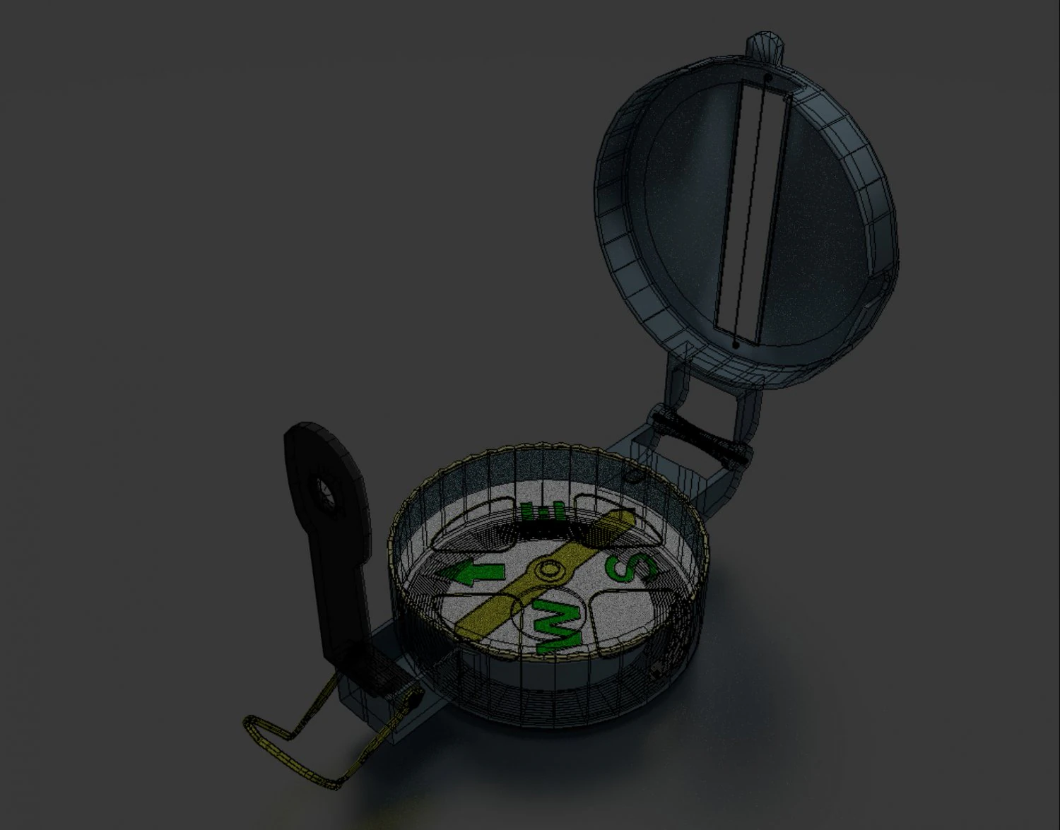 compass 3D Model .c4d .max .obj .3ds .fbx .stl .blend 