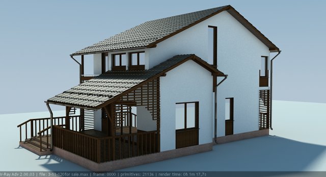 house 3D Model .c4d .max .obj .3ds .fbx .stl .blend 