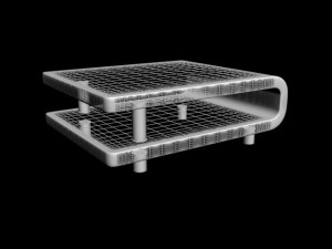 modern coffee table 3D मॉडल