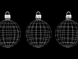 christmas balls 3D Model