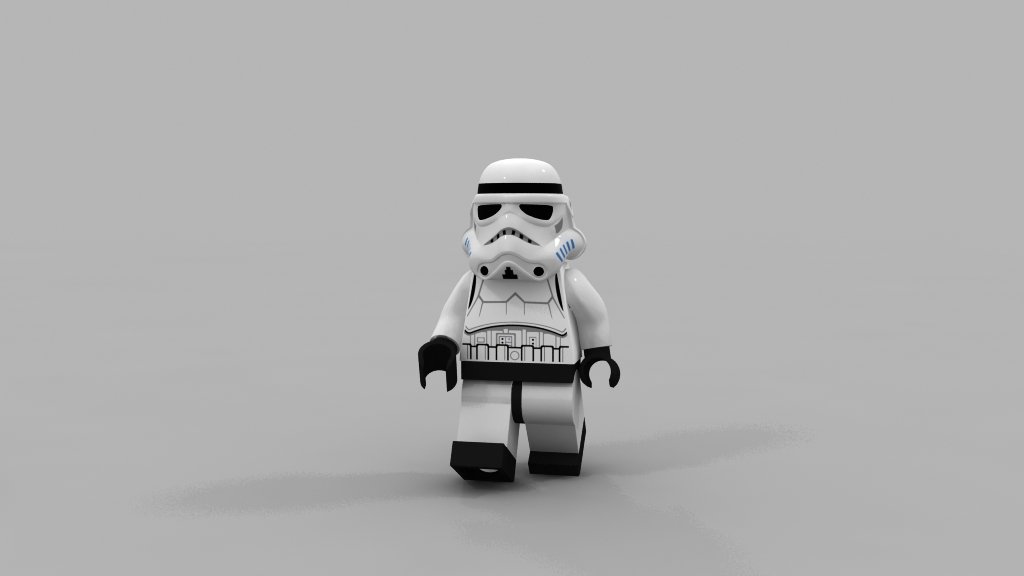 lego stars imperial trooper Model in 3DExport